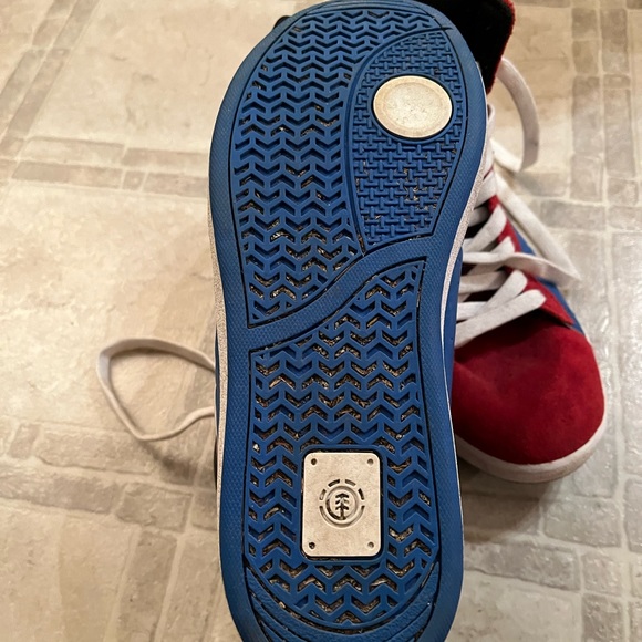 Element high-tops. Red and blue suede and leather.Excellent condition. - Picture 5 of 5
